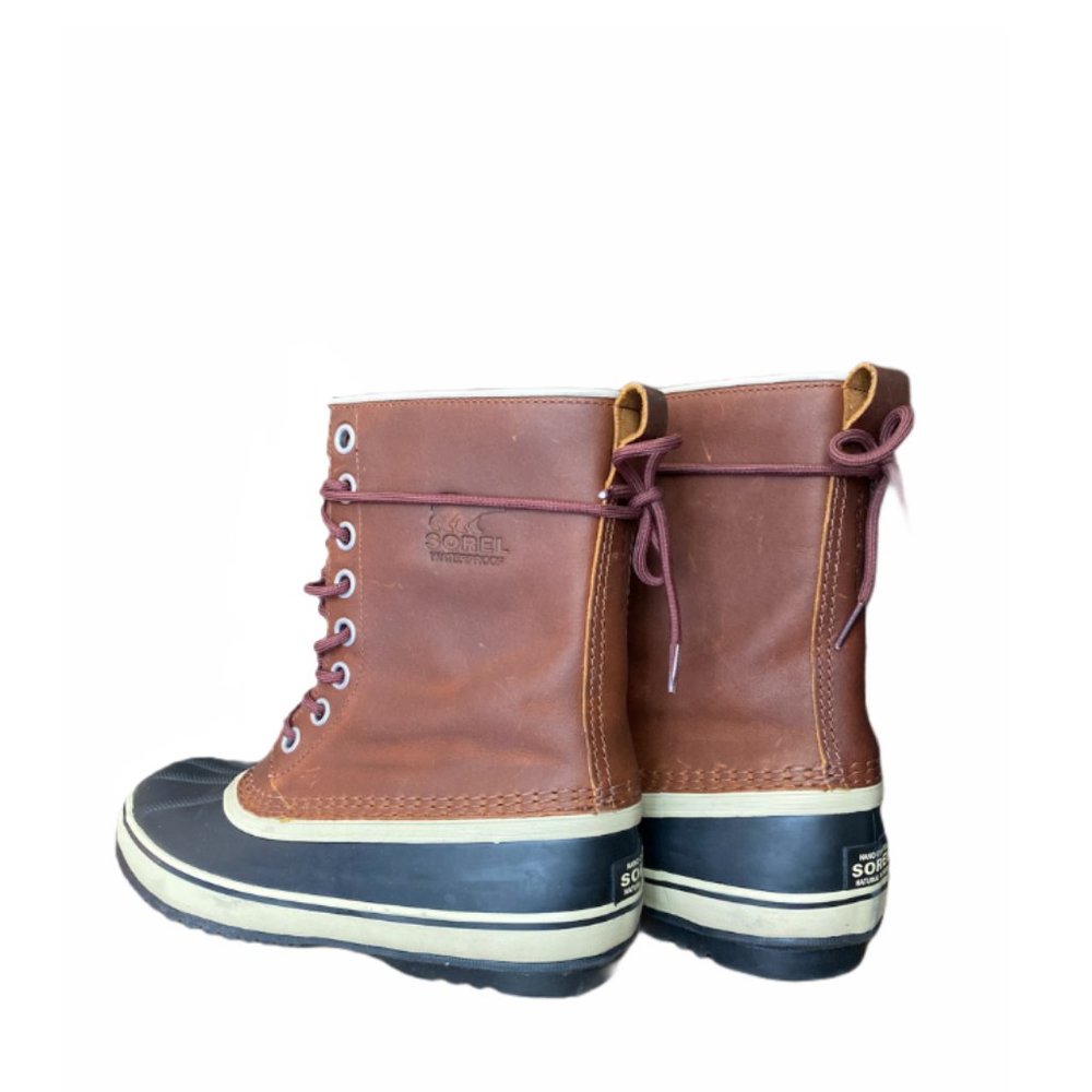 Sorel 1964 Premium LTR Leather Winter Boots Brown - Picture 5 of 10
